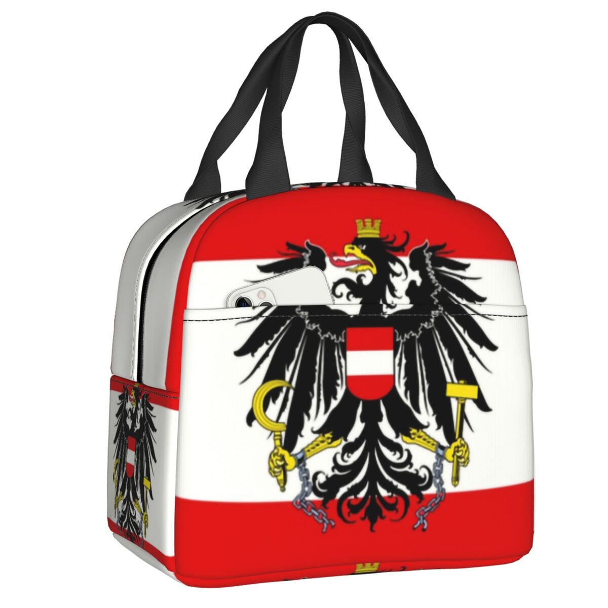Tote Bag Sublimation - Sac fourre-tout isolé avec drapeau de