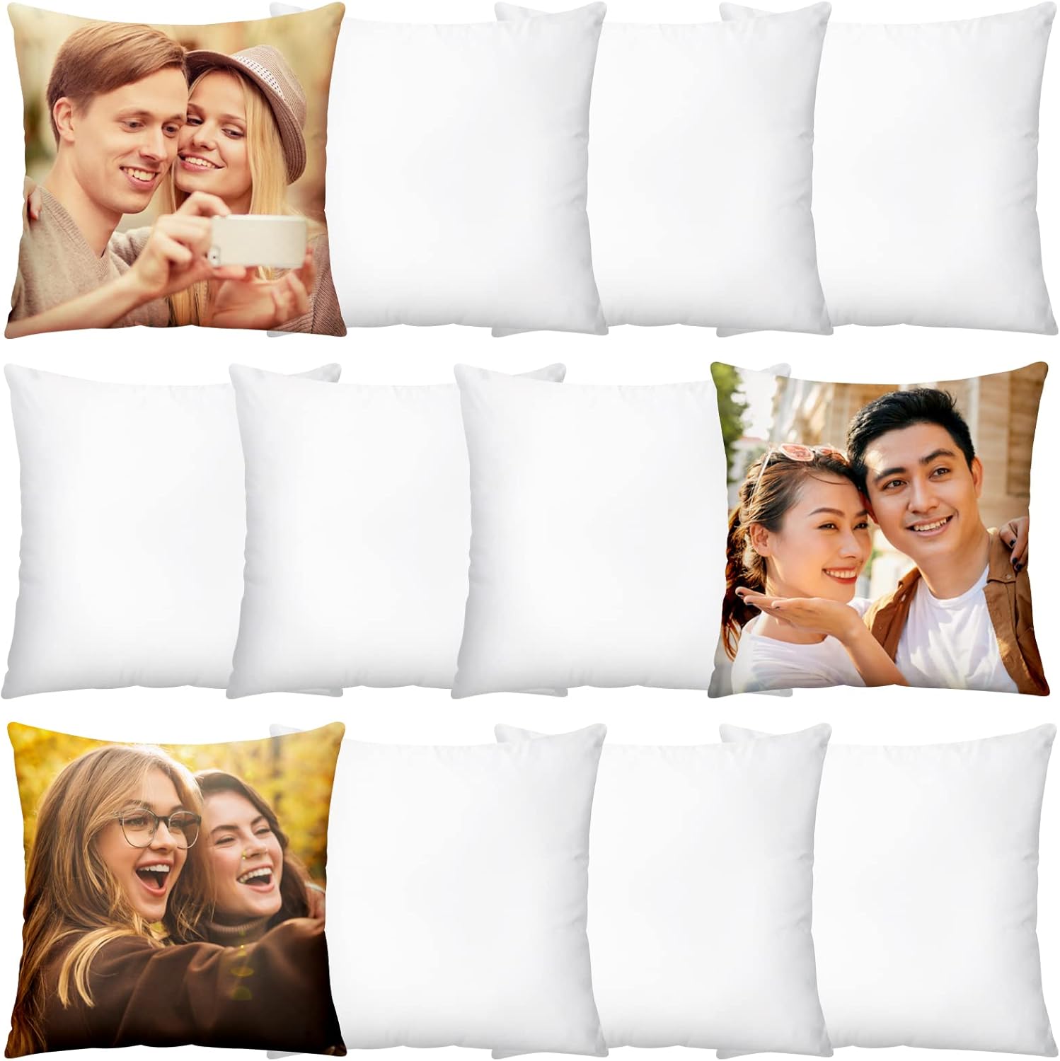 Pillow Cover Sublimation - 20 pièces de housses de coussin