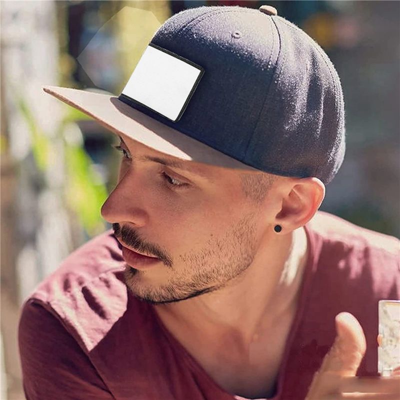 Hat Sublimation Blank - AA81-14, 14 pièces, écussons vierges pour