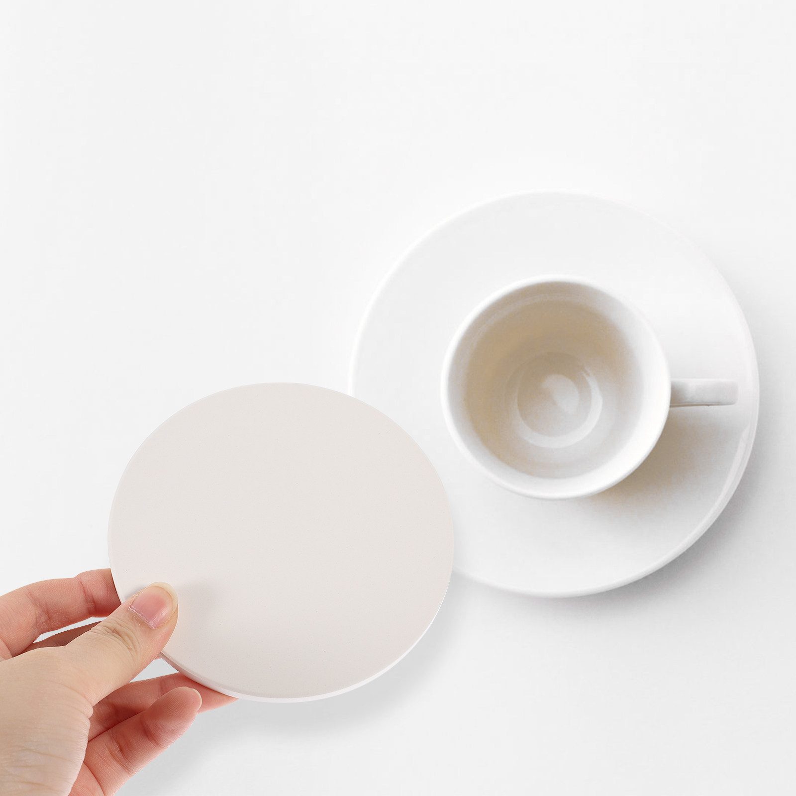 Coaster Sublimation Blank - 10 sets de sous-verres en céramique