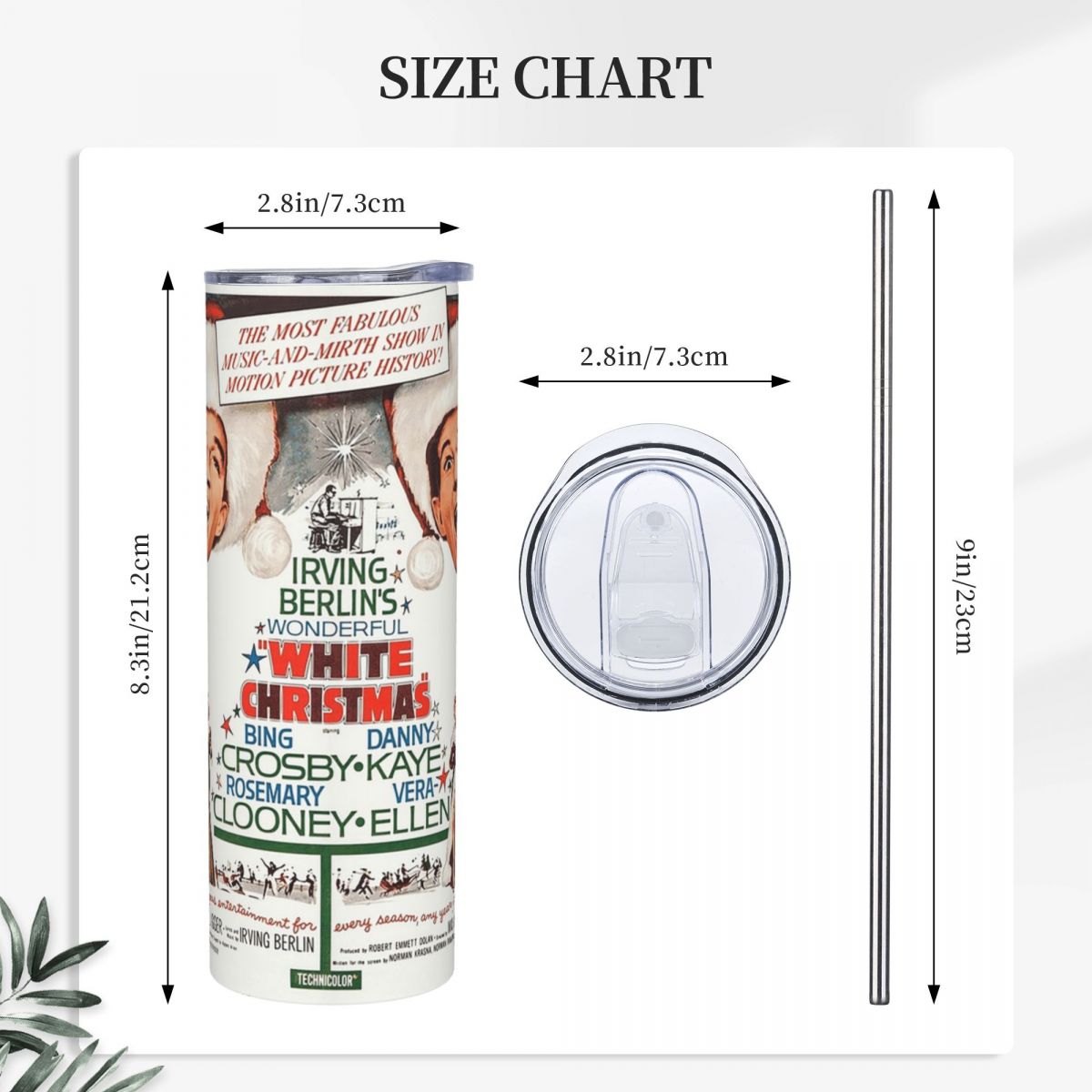 White Christmas - Bing Crosby, - Tumbler 20Oz White avis et prix