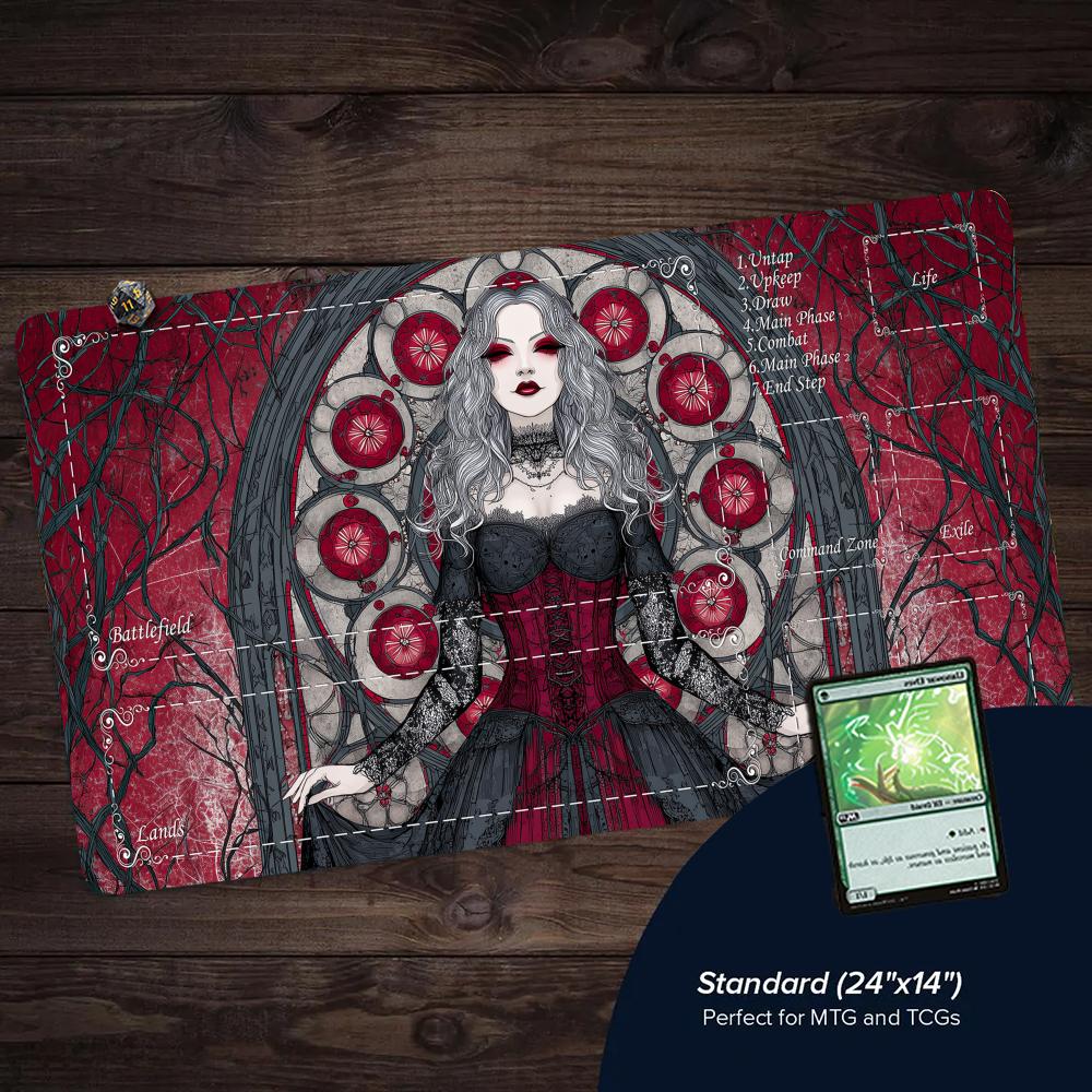 Tapis de jeu TCG Gothique Vamp - Door Mat Blank avis et prix