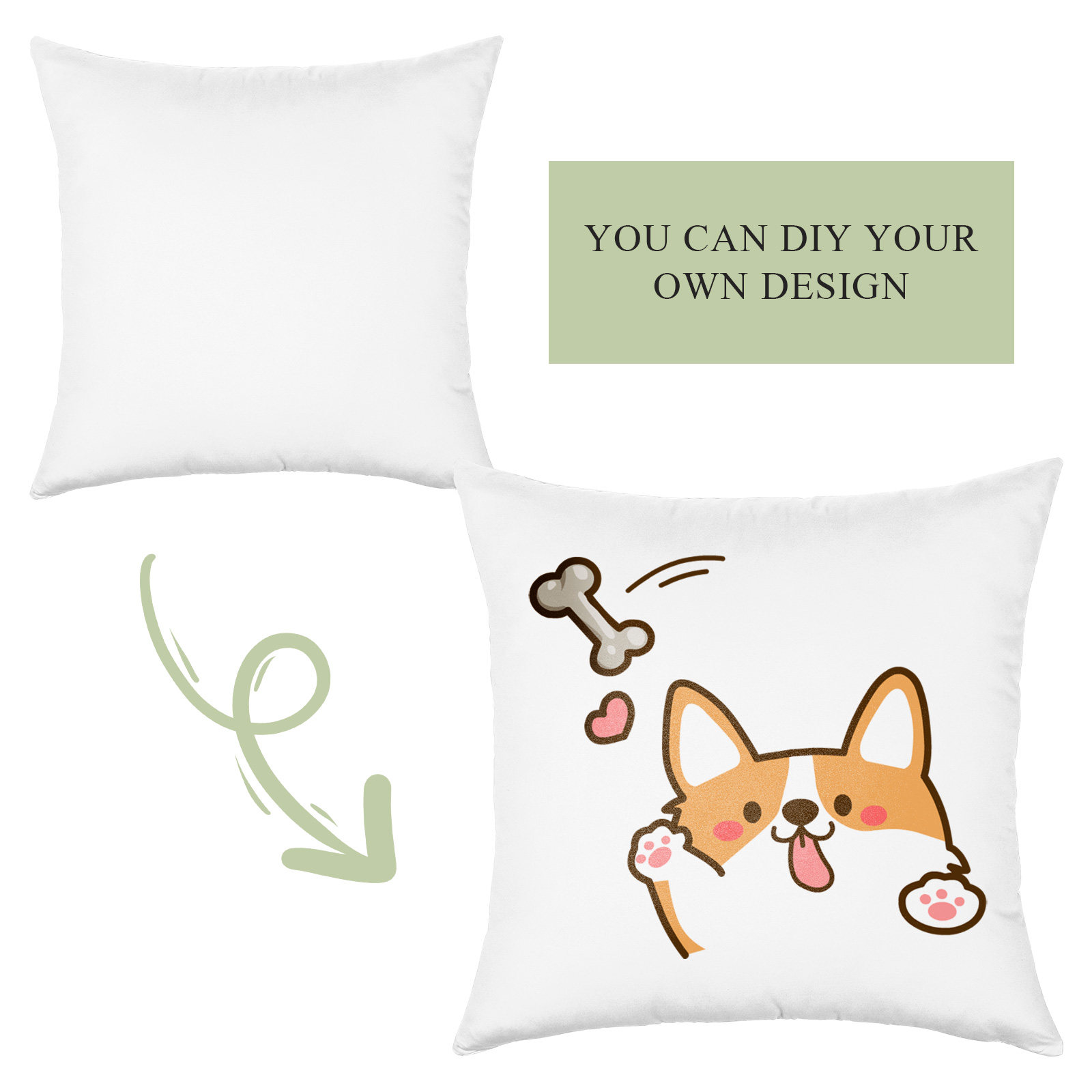 4 housses de coussin à sublima - Pillow Cover Sublimation avis et prix
