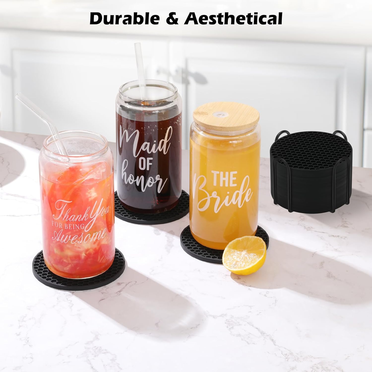 Ensemble de sous-verres en Sil - Coaster Sublimation Blank avis et prix