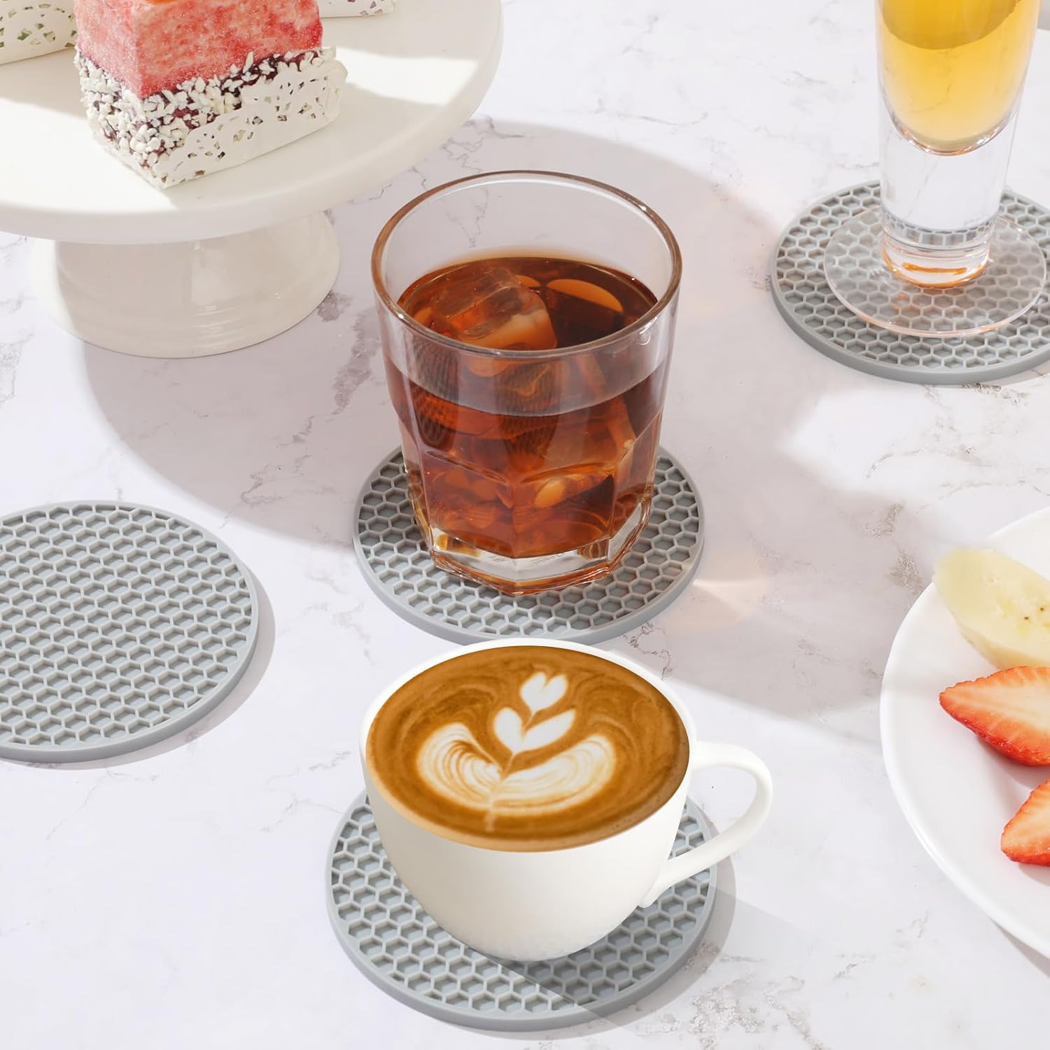 Ensemble de sous-verres en Sil - Coaster Sublimation Blank avis et prix