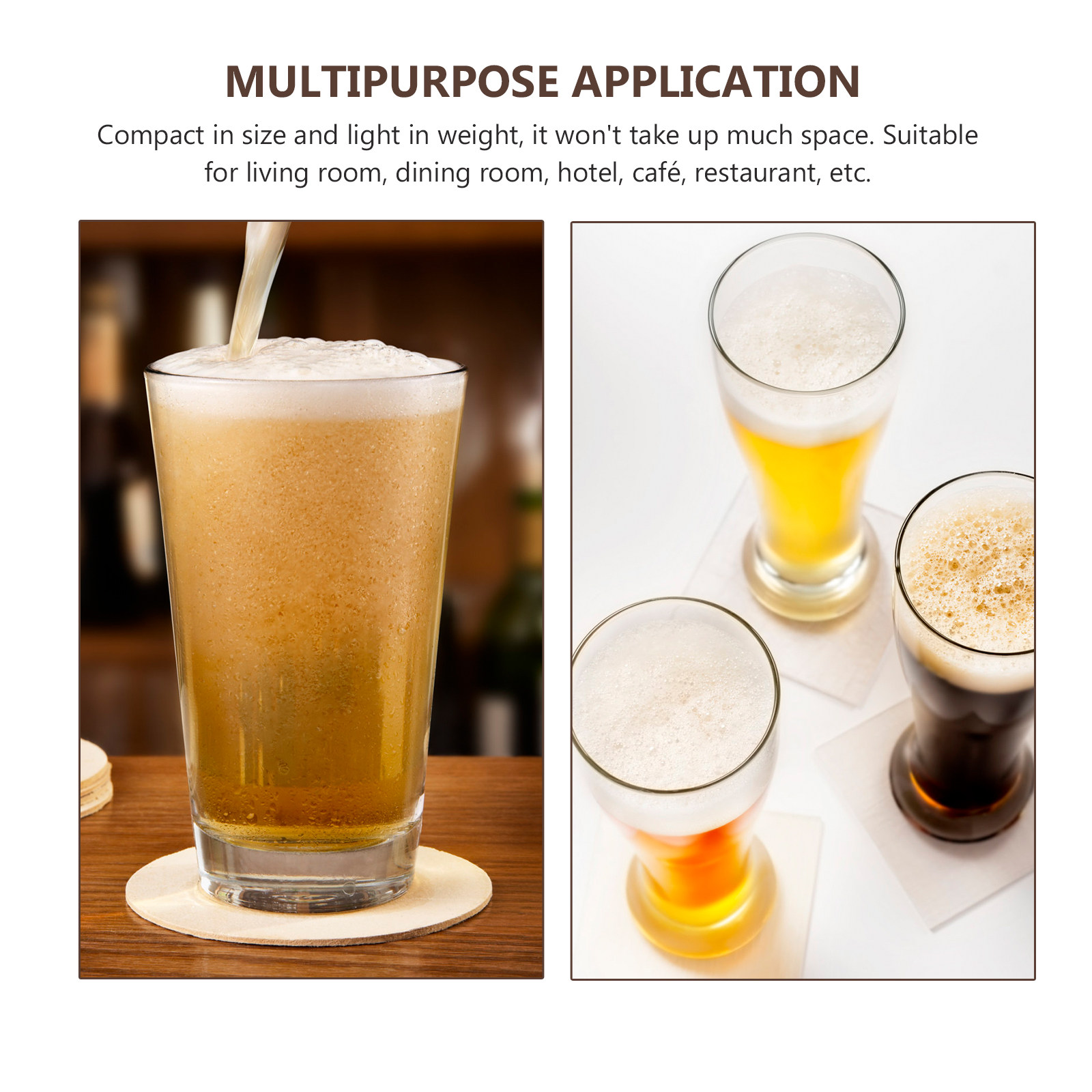 10 pièces de dessous de verre  - Coaster Sublimation Blank avis et prix