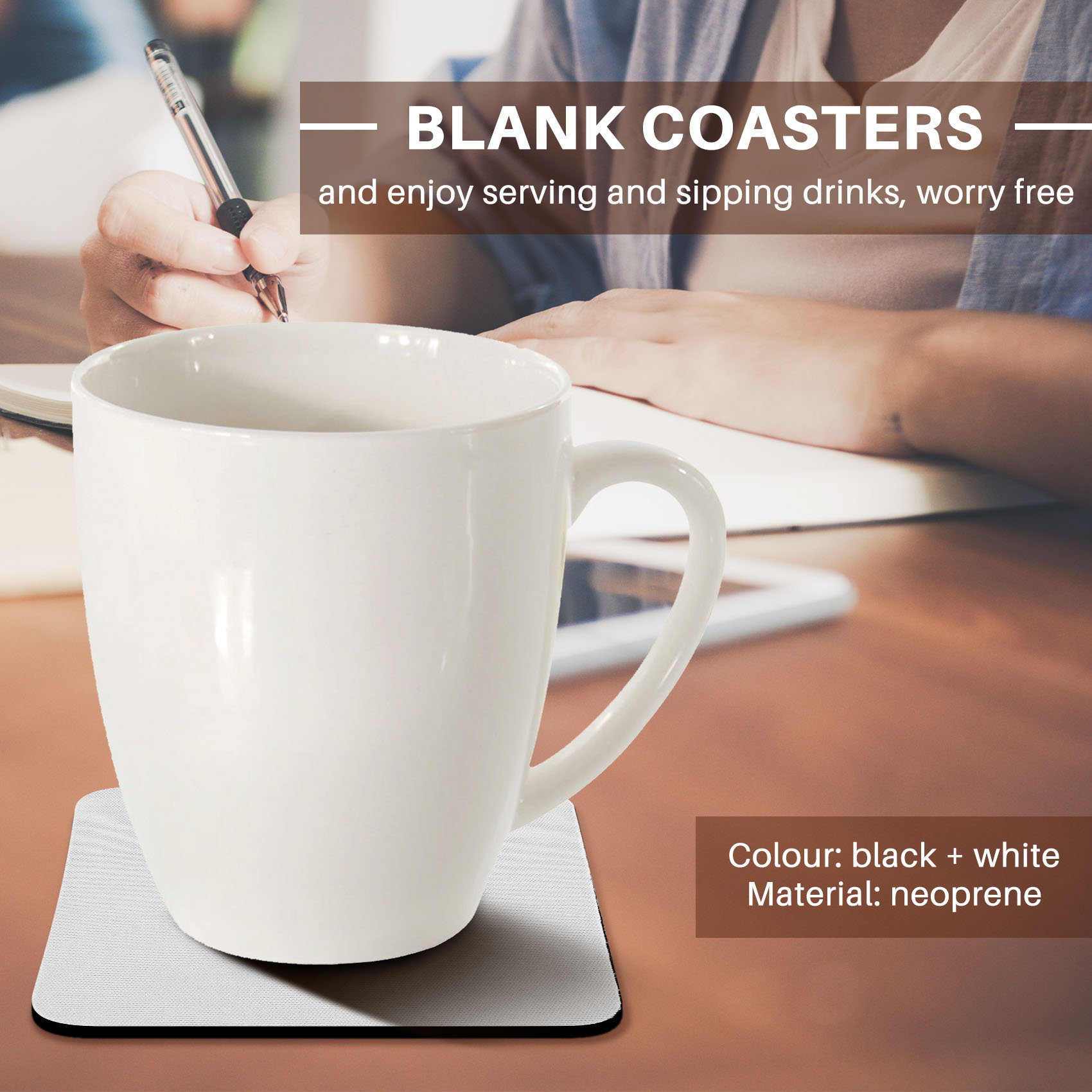 ✱ 35 pièces de dessous de verr - Coaster Sublimation Blank avis et prix
