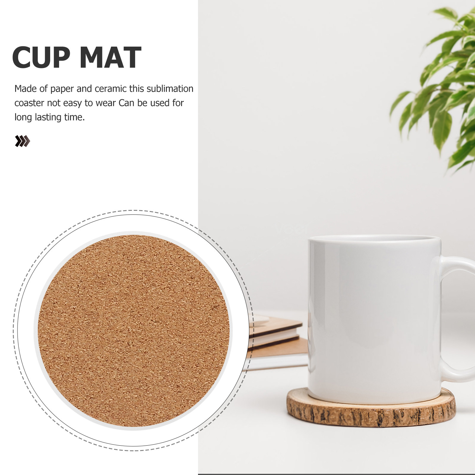 10 sets de sous-verres en céra - Coaster Sublimation Blank avis et prix