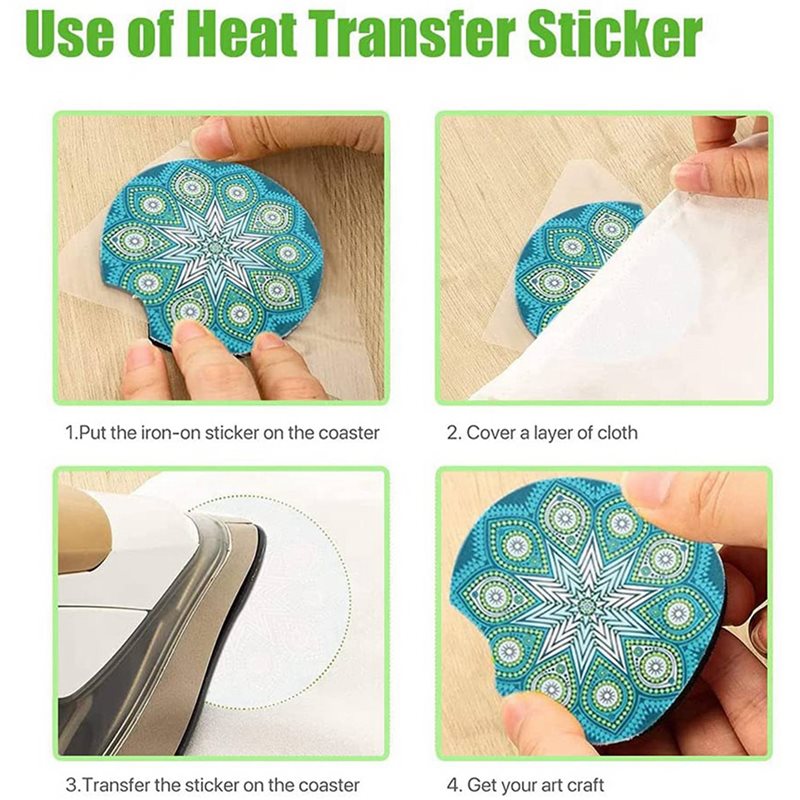 ABVS 200 pièces de sous-verres - Coaster Sublimation Blank avis et prix