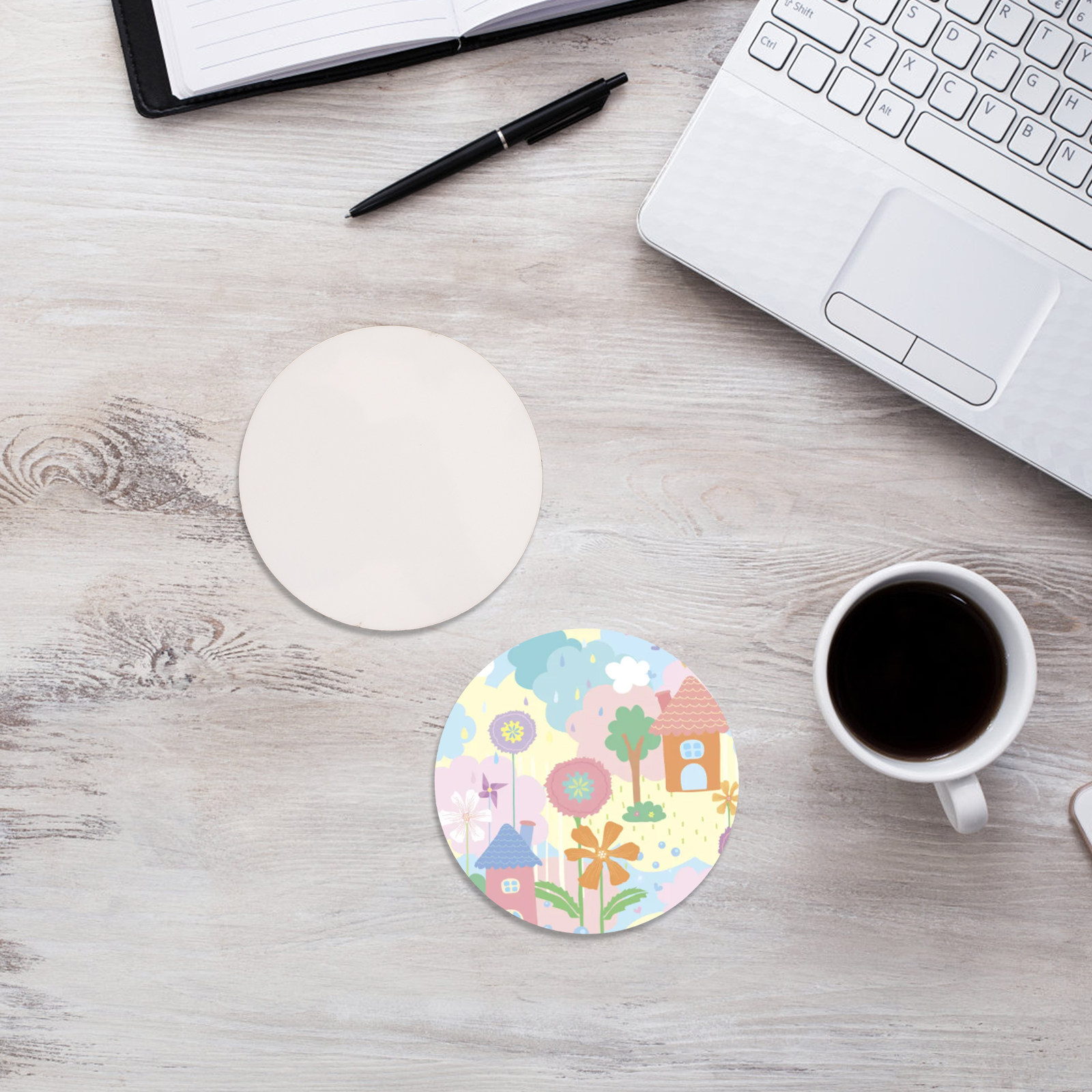 Sous-verres en bois pour subli - Coaster Sublimation Blank avis et prix
